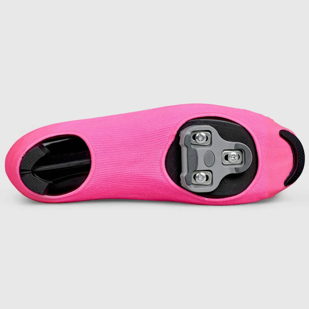 Gripgrab Flandrien Waterproof Knitted Road Shoe Covers Pink Discount