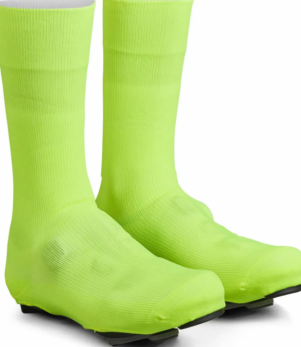 Gripgrab Flandrien Waterproof Knitted Road Shoe Covers Yellow Hi-Vis