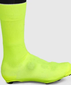 Gripgrab Flandrien Waterproof Knitted Road Shoe Covers Yellow Hi-Vis