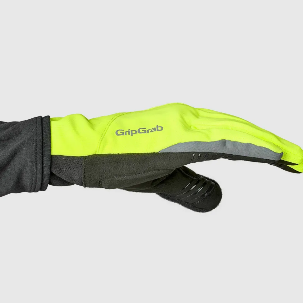 Gripgrab Hurricane 2 Windproof Spring-Autumn Gloves Yellow Hi-Vis