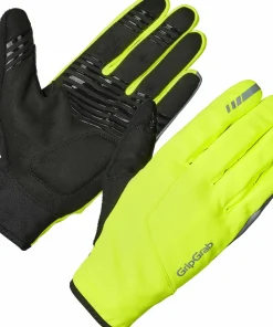 Gripgrab Hurricane 2 Windproof Spring-Autumn Gloves Yellow Hi-Vis