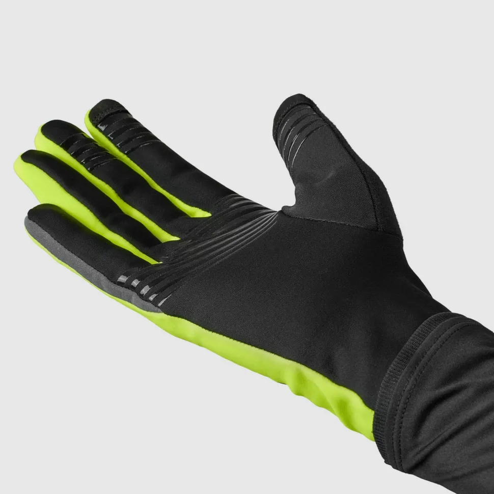 Gripgrab Insulator 2 Hi-Vis Spring-Autumn Gloves Yellow Hi-Vis