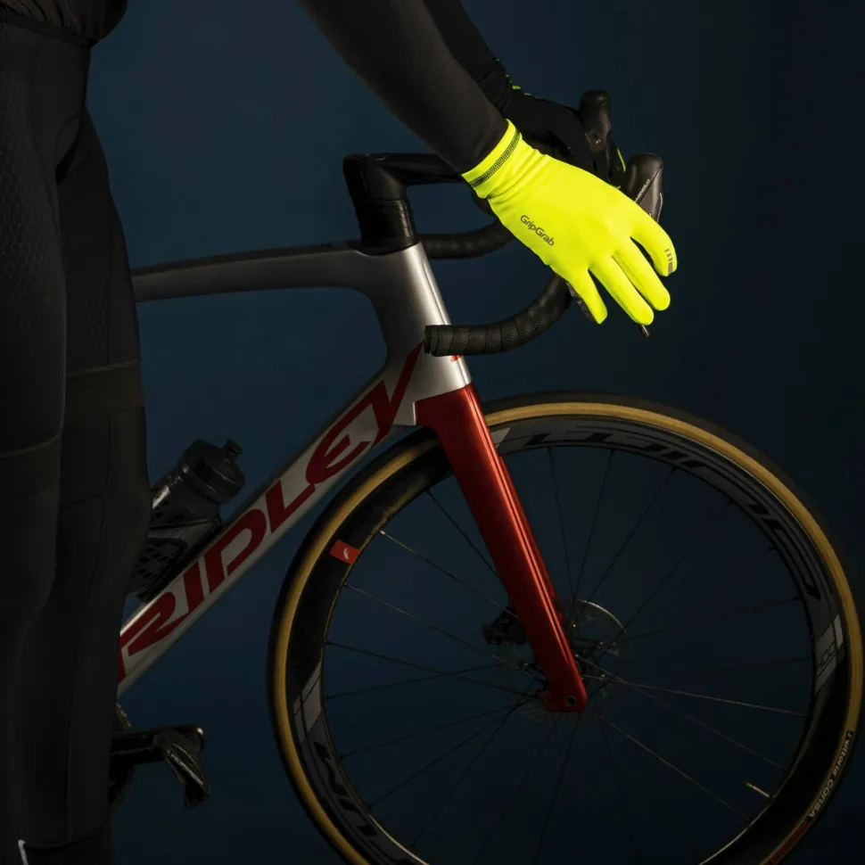 Gripgrab Insulator 2 Hi-Vis Spring-Autumn Gloves Yellow Hi-Vis
