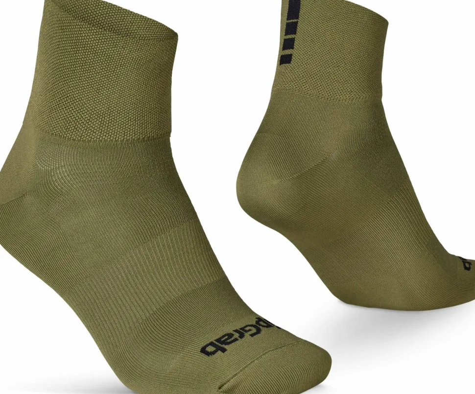 Gripgrab Lightweight SL Short Summer Socks Olive Green