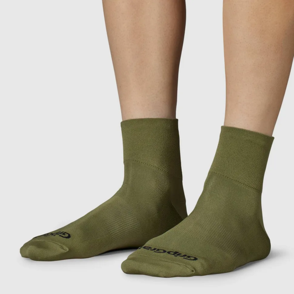 Gripgrab Lightweight SL Short Summer Socks Olive Green