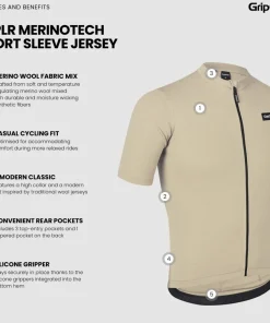 Hot Men's EXPLR Merinotech Short Sleeve Jersey Herrtröjor & Skjortor