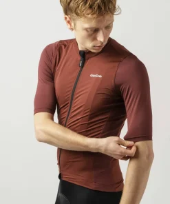 Gripgrab Men's Ride Short Sleeve Jersey Dark Red
