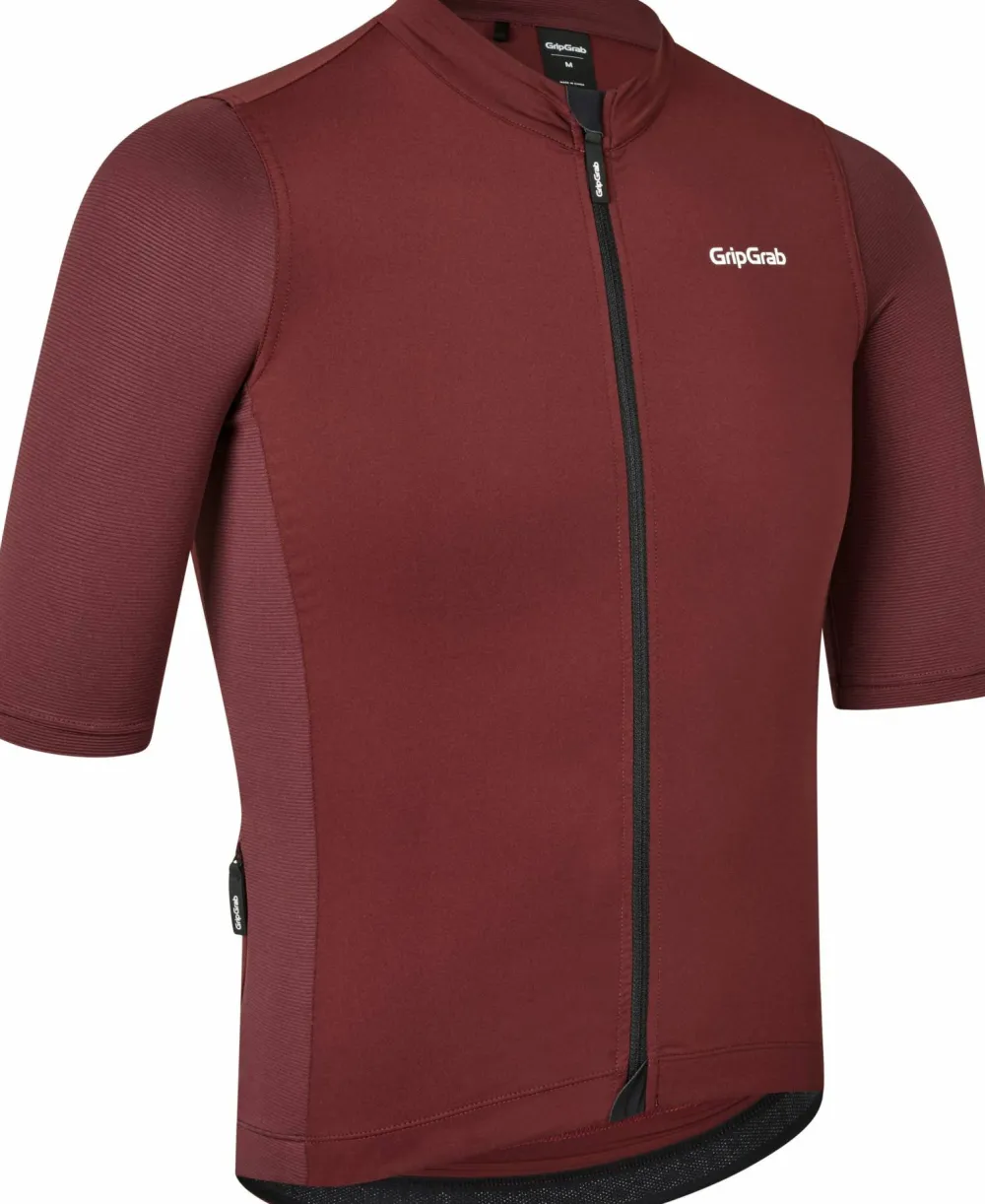 Gripgrab Men's Ride Short Sleeve Jersey Dark Red