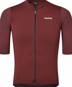 Gripgrab Men's Ride Short Sleeve Jersey Dark Red