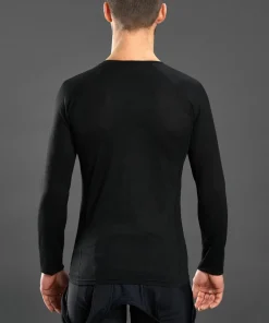 Gripgrab Merino Polyfibre Long Sleeve Base Layer Navy