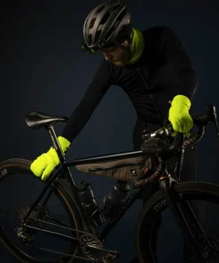 Gripgrab Nordic 2 Windproof Deep Winter Lobster Gloves Yellow Hi-Vis