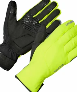 Gripgrab Polaris 2 Waterproof Winter Gloves Yellow Hi-Vis Discount