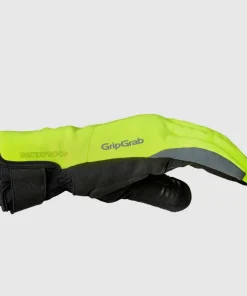Gripgrab Polaris 2 Waterproof Winter Gloves Yellow Hi-Vis Discount