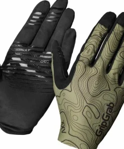 Gripgrab Rebel Full Finger Summer Gloves Olive Green