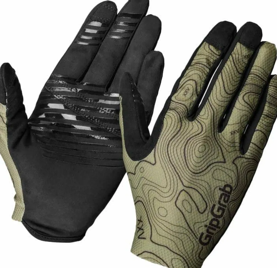 Gripgrab Rebel Full Finger Summer Gloves Olive Green