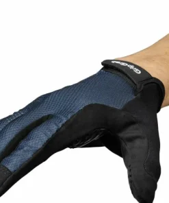 Gripgrab Ride Lite Padded Full Finger Summer Gloves Navy Blue