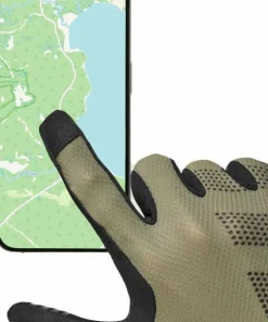 Gripgrab Ride Lite Padded Full Finger Summer Gloves Olive Green Hot