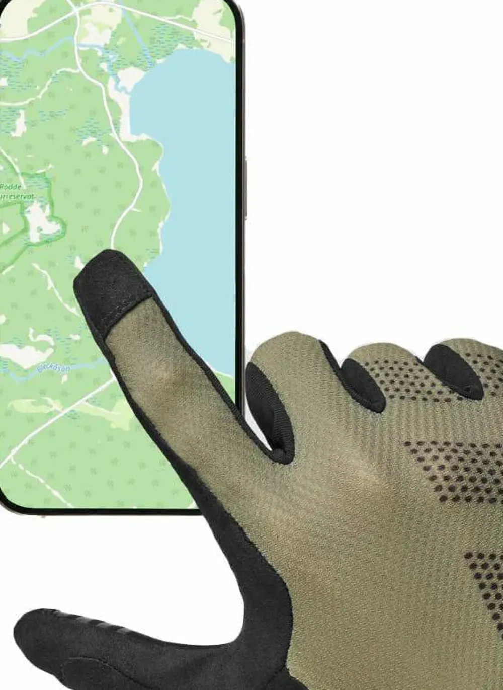 Gripgrab Ride Lite Padded Full Finger Summer Gloves Olive Green Hot