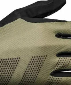 Gripgrab Ride Lite Padded Full Finger Summer Gloves Olive Green Hot