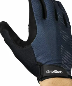 Gripgrab Ride Lite Padded Full Finger Summer Gloves Navy Blue Discount