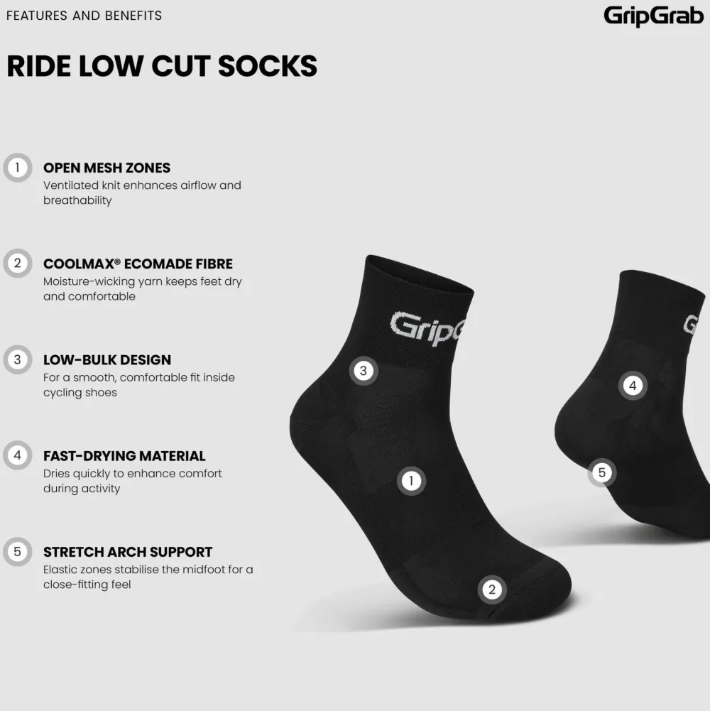 Discount RIDE Low Cut Socks Cykling|Herrstrumpor