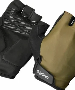 Gripgrab Ride Padded Short Finger Summer Gloves Olive Green