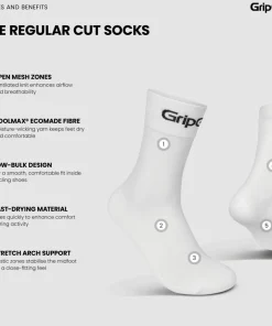 New RIDE Regular Cut Socks Damstrumpor|Herrstrumpor