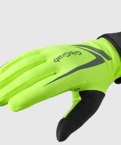 Gripgrab Running Expert Hi-Vis Touchscreen Winter Gloves Yellow Hi-Vis Fluo Yellow Online