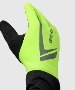 Gripgrab Running Expert Hi-Vis Touchscreen Winter Gloves Yellow Hi-Vis Fluo Yellow Online