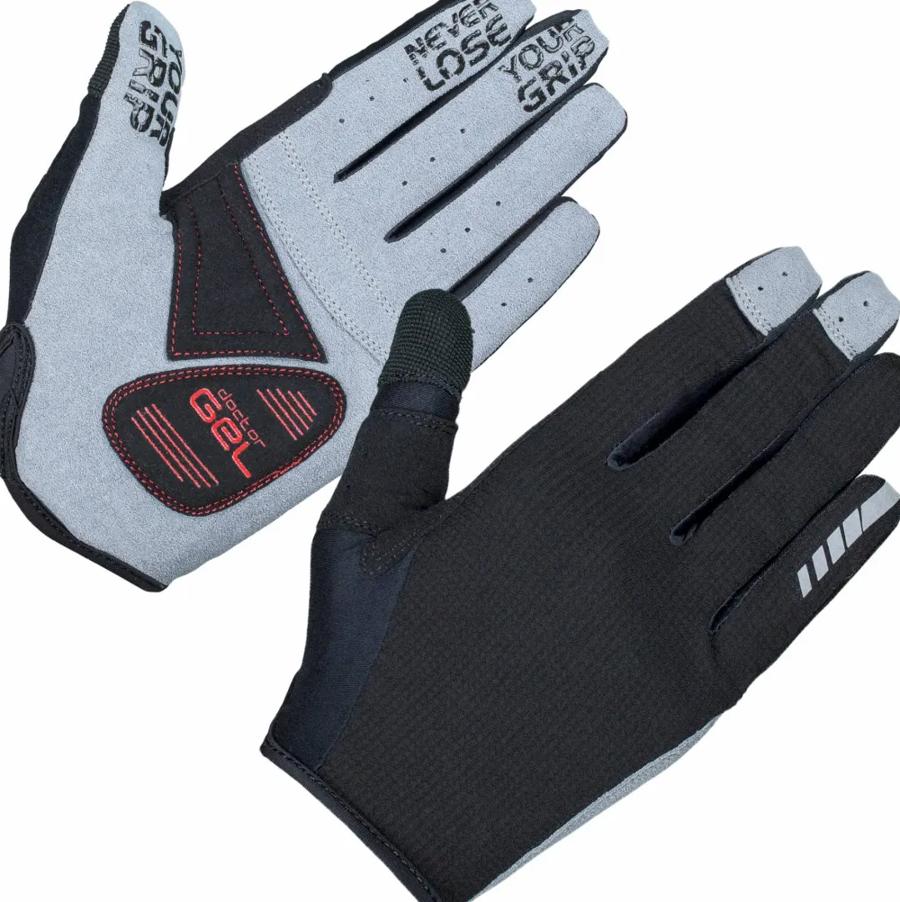 Gripgrab Shark Padded Full Finger Glove Black Best