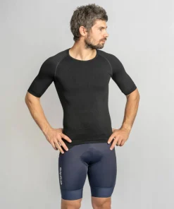 Online Unisex PACR Spring-Autumn Seamless Short Sleeve Base Layer Underställ Herr|Cykling