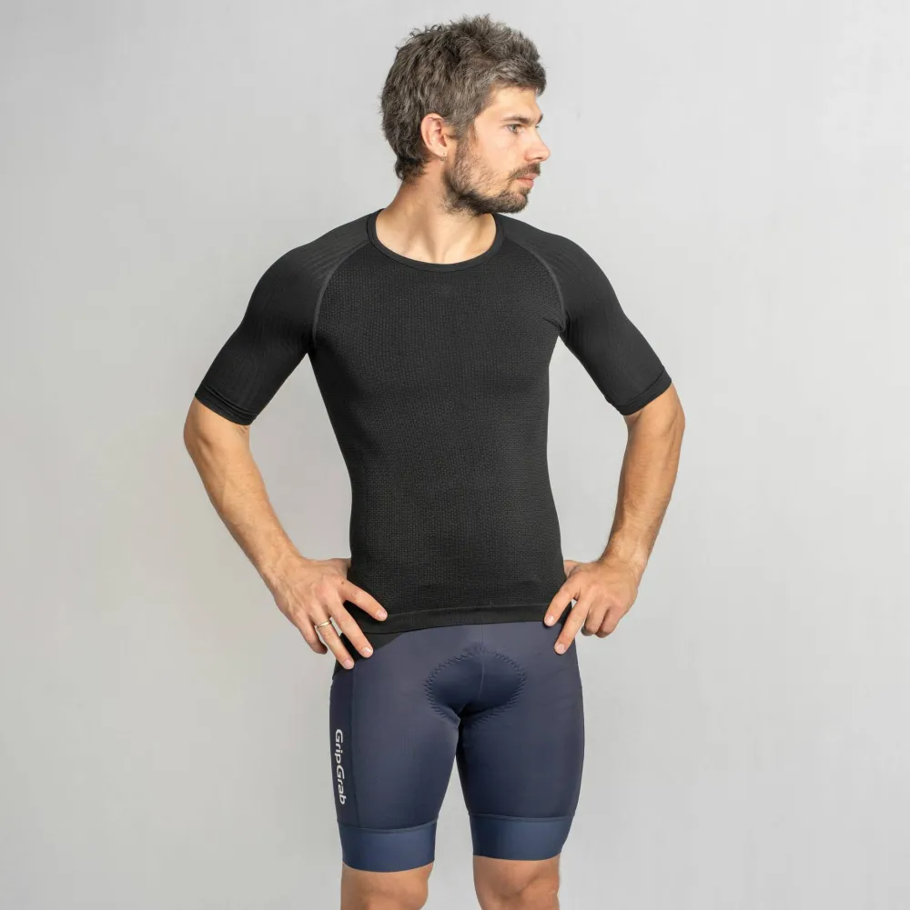 Online Unisex PACR Spring-Autumn Seamless Short Sleeve Base Layer Underställ Herr|Cykling