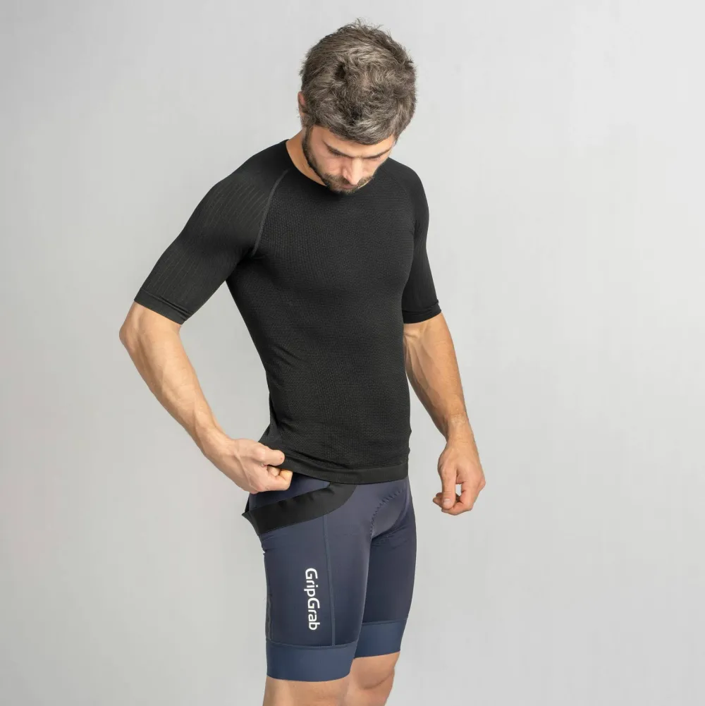 Online Unisex PACR Spring-Autumn Seamless Short Sleeve Base Layer Underställ Herr|Cykling