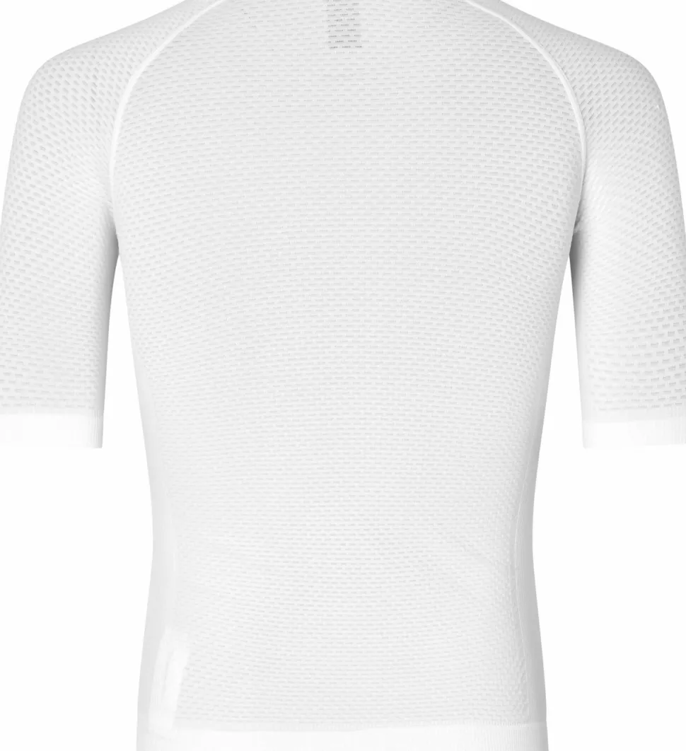 Gripgrab Unisex PACR Ultralight Seamless Short Sleeve Base Layer White