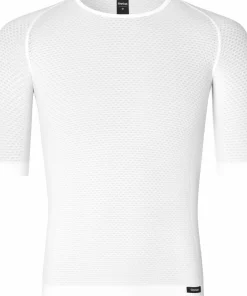 Gripgrab Unisex PACR Ultralight Seamless Short Sleeve Base Layer White