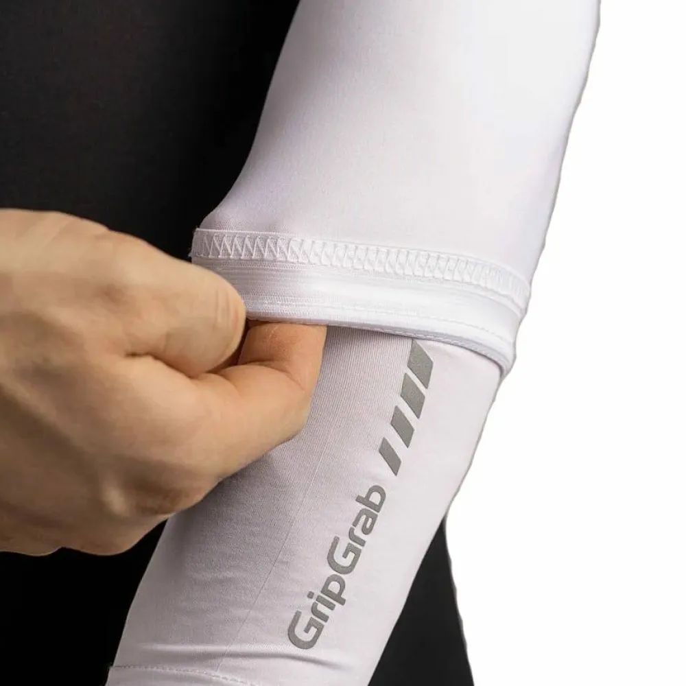 Gripgrab Upf 50+ Uv Protect Arm Sleeves White Hot