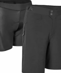 Gripgrab Women's Flow 2in1 Technical Cycling Shorts Black