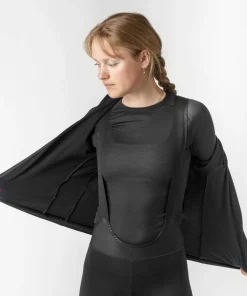 Gripgrab Women's EXPLR Merinotech Thermal Long Sleeve Jersey Black Best