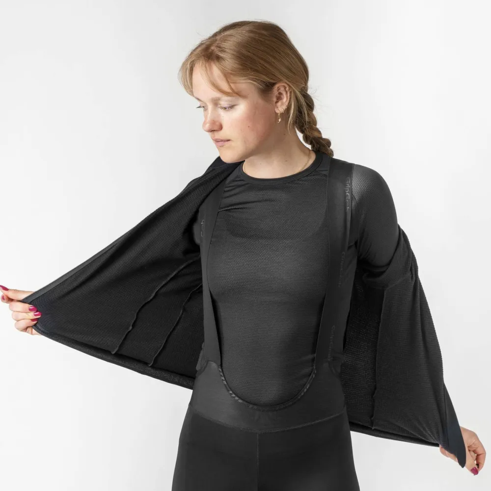 Gripgrab Women's EXPLR Merinotech Thermal Long Sleeve Jersey Black Best