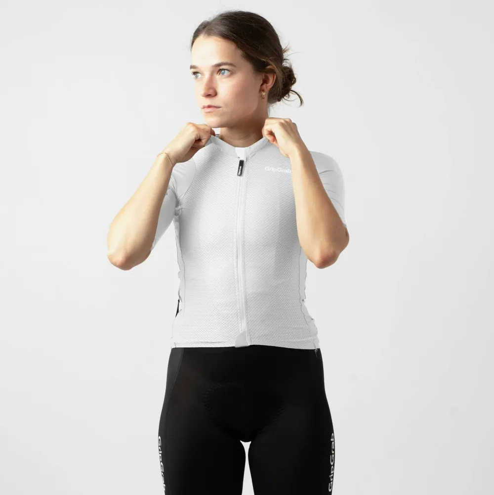 Gripgrab Women's PACR Lightweight Short Sleeve Jersey White