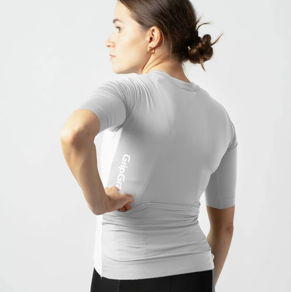 Gripgrab Women's PACR Lightweight Short Sleeve Jersey White
