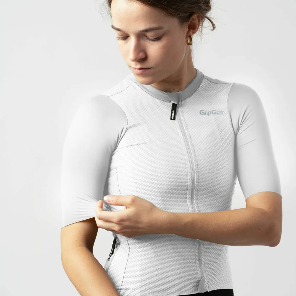 Gripgrab Women's PACR Lightweight Short Sleeve Jersey White