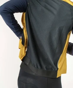 Gripgrab Women's PACR Windproof Lightweight Vest Mustard Yellow Best