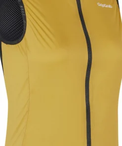 Gripgrab Women's PACR Windproof Lightweight Vest Mustard Yellow Best