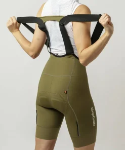 Gripgrab Women's PACR Bib Shorts Olive Green Sale