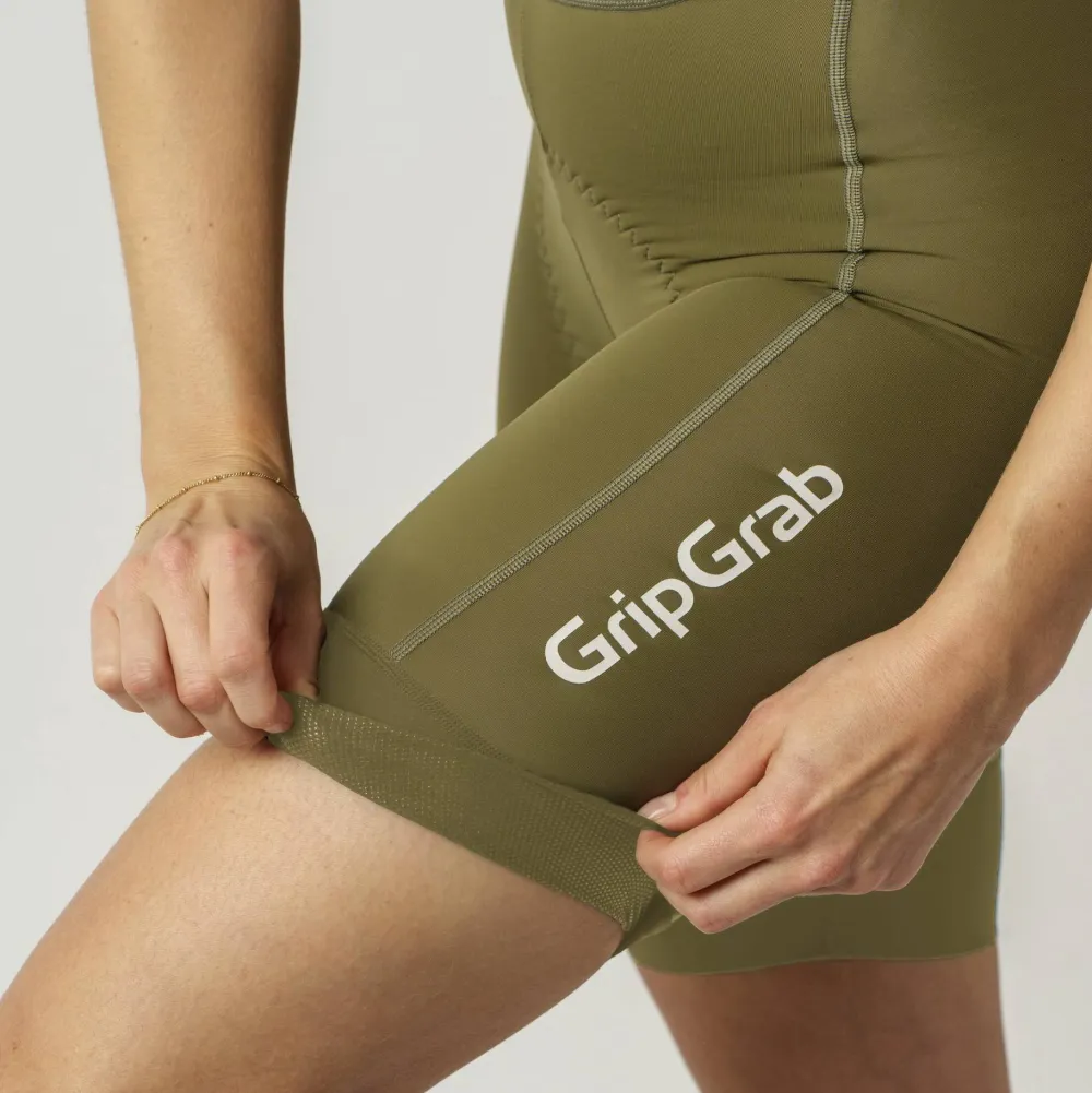 Gripgrab Women's PACR Bib Shorts Olive Green Sale
