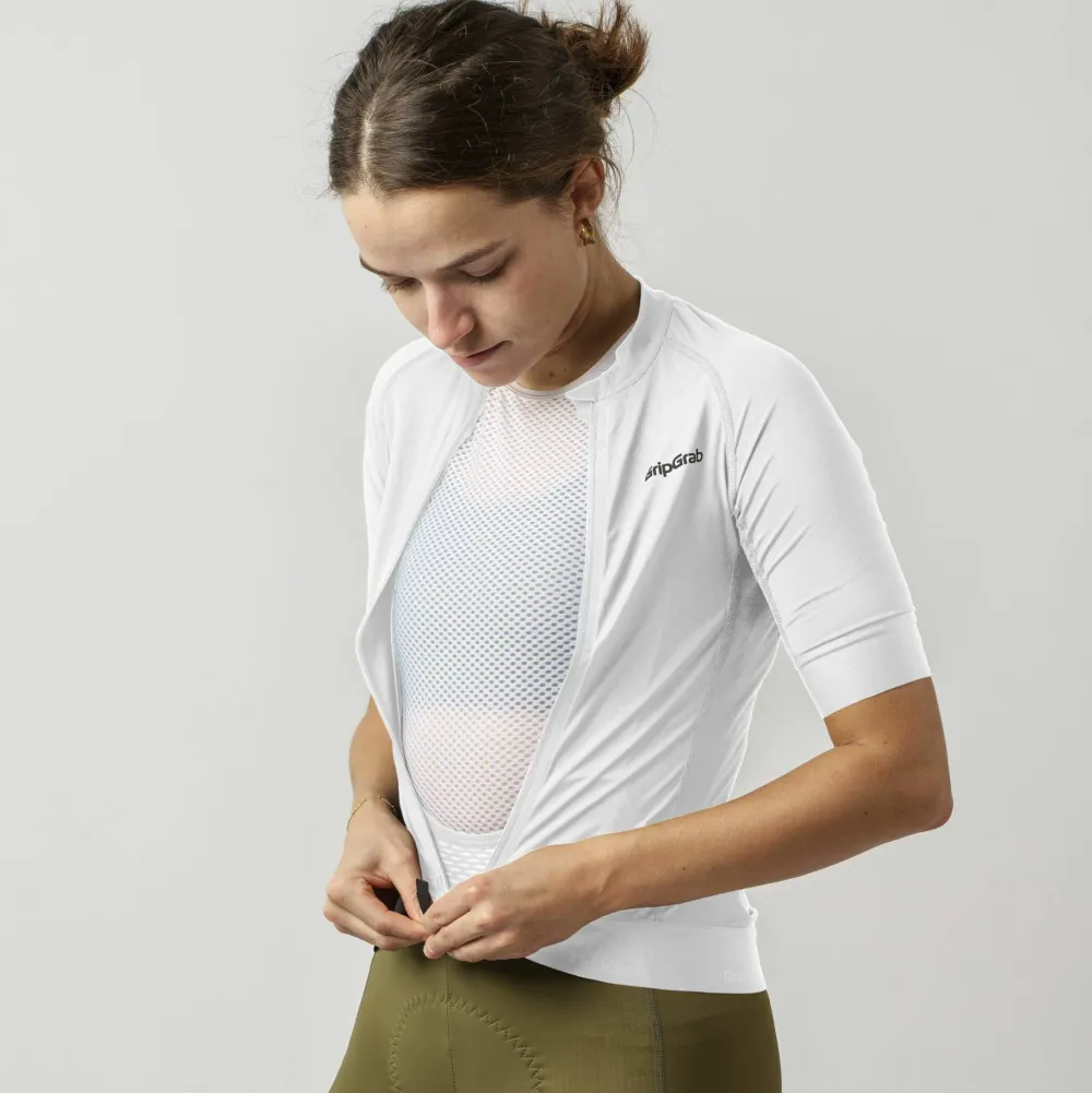 Gripgrab Women's PACR Short Sleeve Jersey White Best