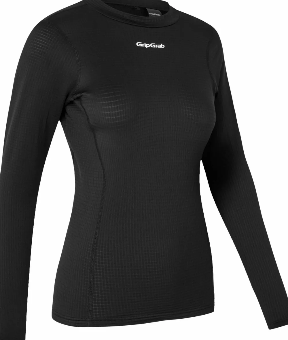 Gripgrab Women's Ride Winter Long Sleeve Base Layer Black Best