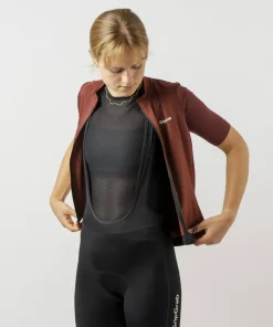 Gripgrab Women's Ride Short Sleeve Jersey Dark Red Online