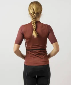 Gripgrab Women's Ride Short Sleeve Jersey Dark Red